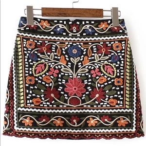 Embroidery Skirt. New.